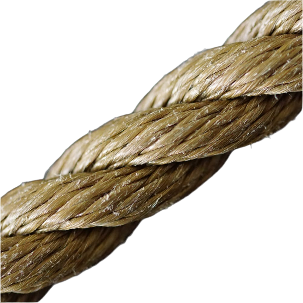 Polytex 3-strand or 4-strand laid polypropylene rope with an additional UV stabilizer