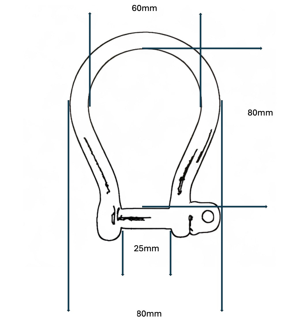 Omega Shackle Extra wide