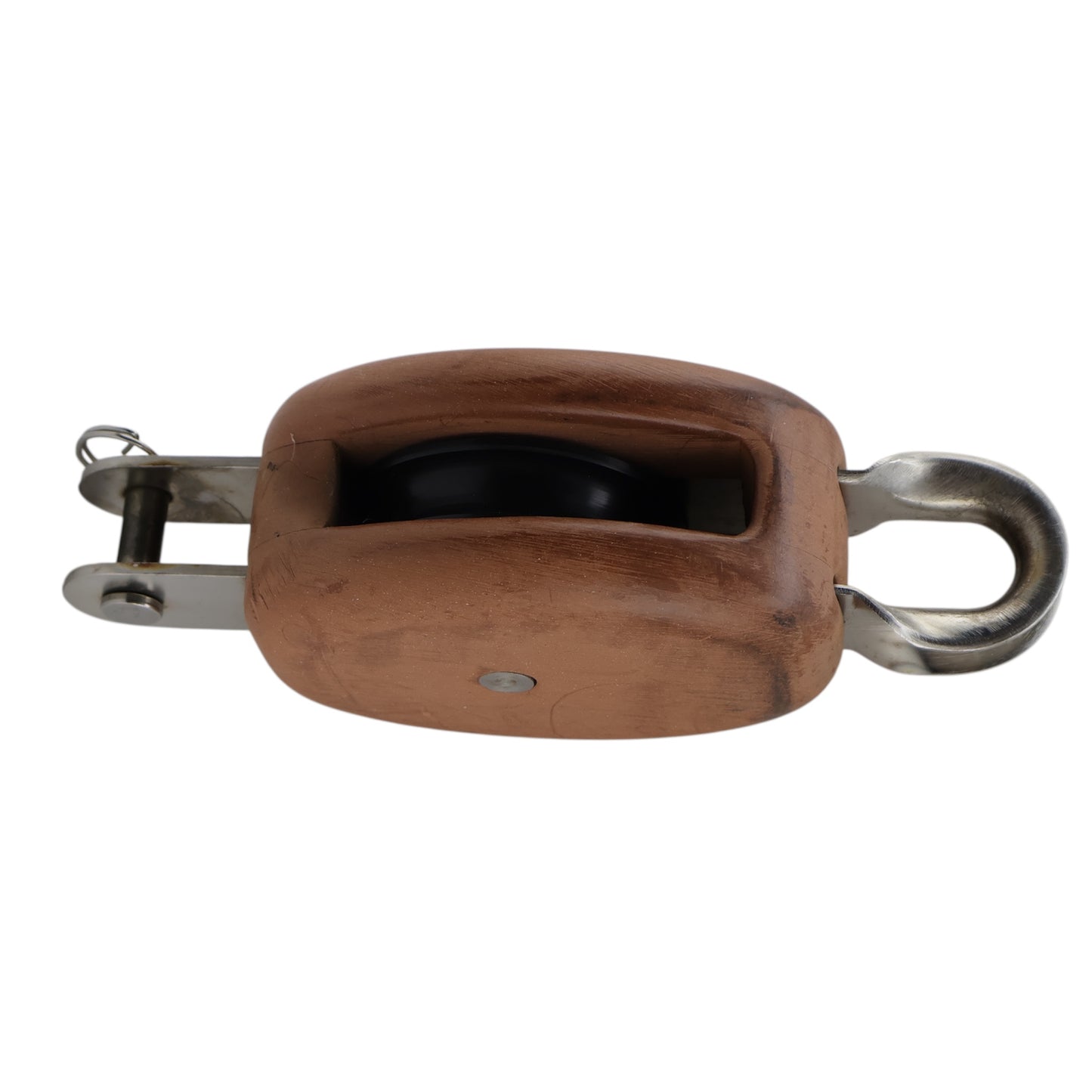 Eco Single-Sheave Block with Becket — Slightly Damaged