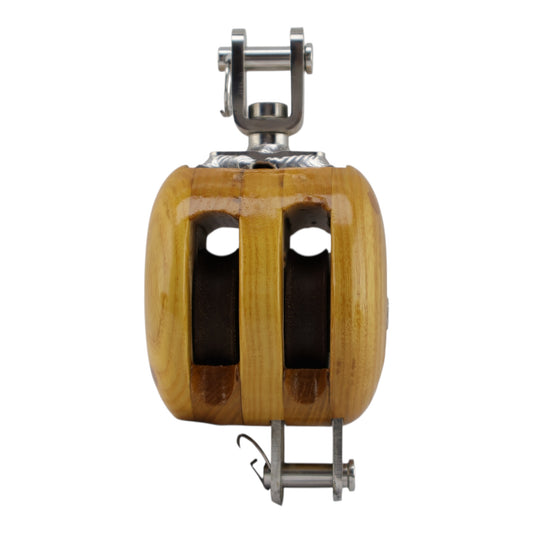 Wooden Block-Double Sheave Swifel-DC Series