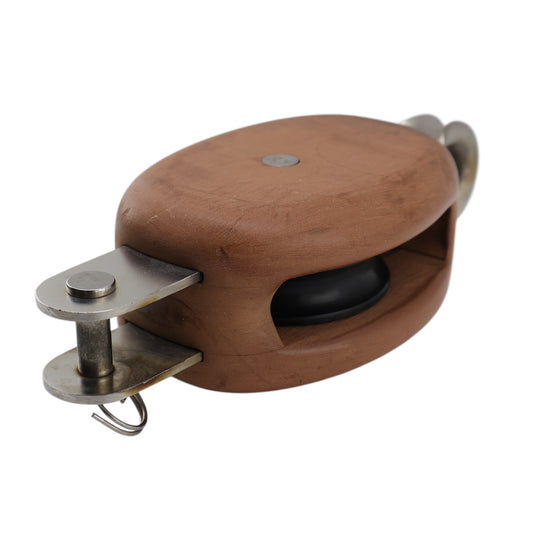 Eco Single-Sheave Block with Becket — Slightly Damaged